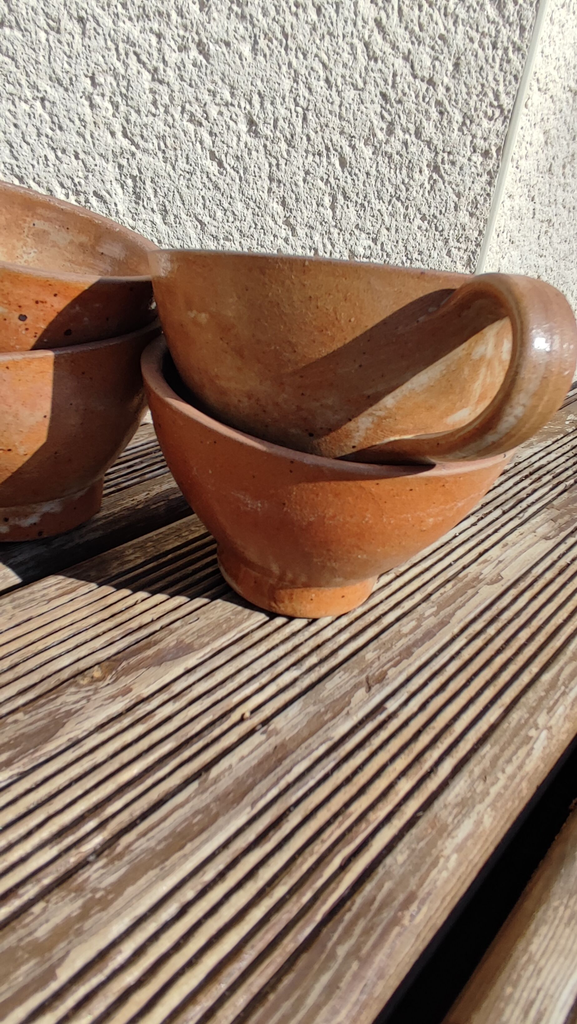 Sandstone cups