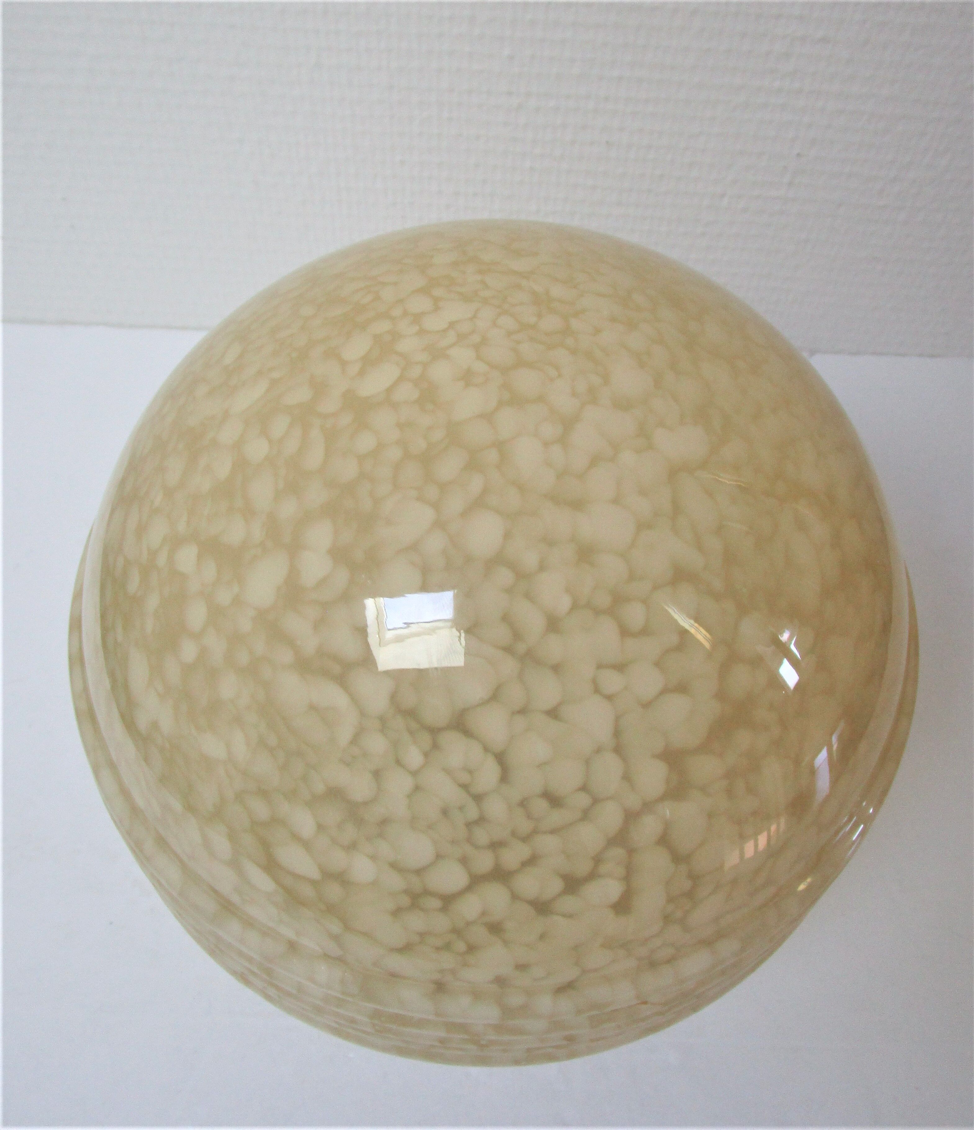 Glass Art Deco glass cap of Clichy ball your vanilla 30s