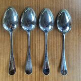 Set of 4 Dixon silver English spoons