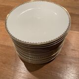 Series of 17 plates Limoges Haviland