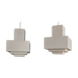 Pair of Scandinavian hanging lamps Hans Agne Jakobsson C896, Sweden 1960