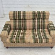 1980s, Danish 2-seater sofa by Nisbo Horsens, furniture wool.