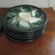 Set of six oyster plates and a Saint Clément dish.