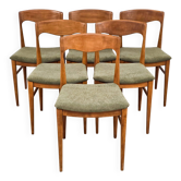 Set of 6 teak chairs by Niels O. Møller – 1960