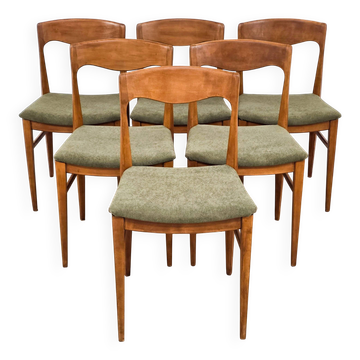 Set of 6 teak chairs by Niels O. Møller – 1960