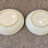 Deux assiettes chinoises, XIXe siècle
