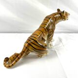 Ceramic tiger signed Royal Dux