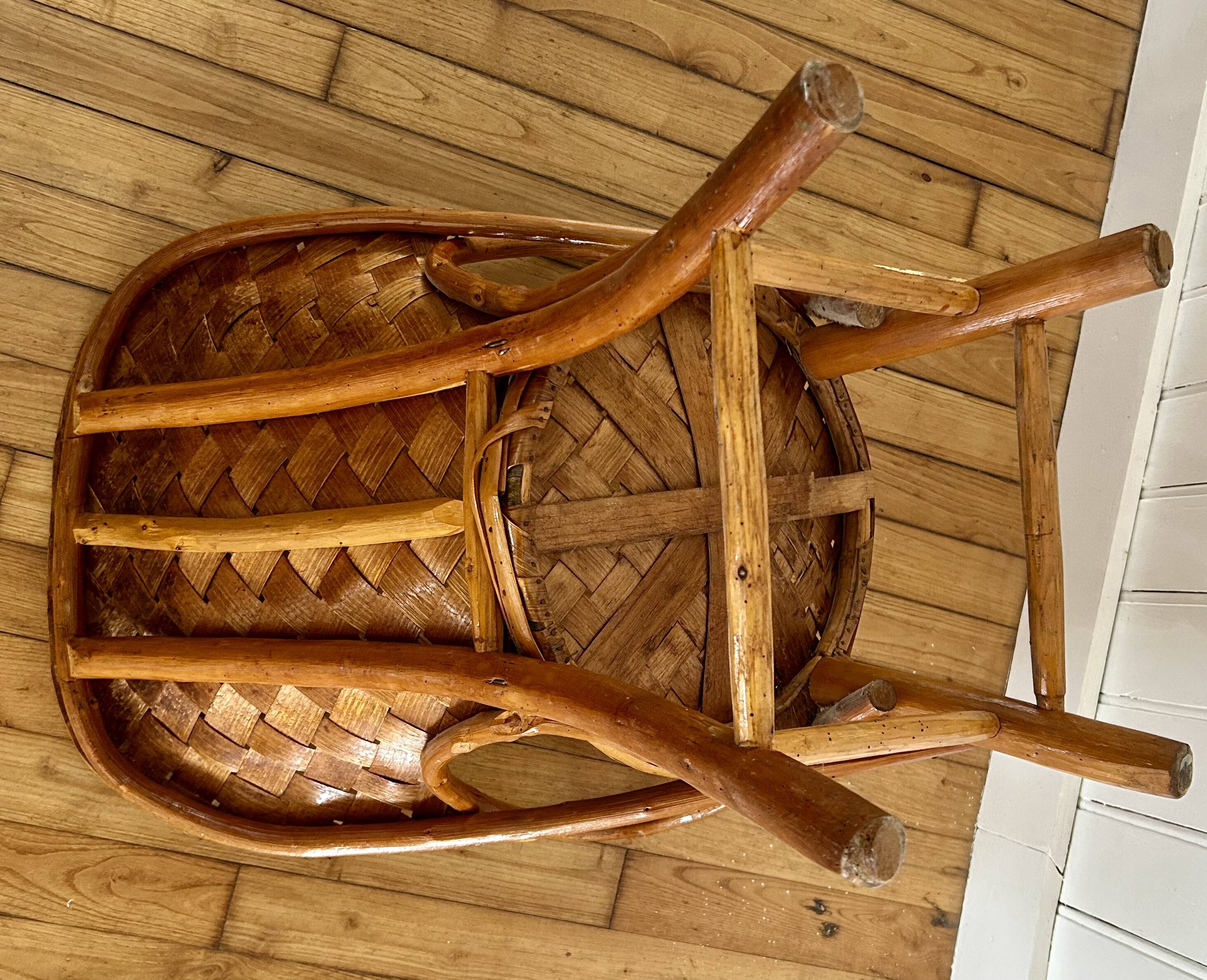 Child's rattan armchair