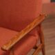 Fauteuil lounge et repose-pieds Vintage Terracota Boucle