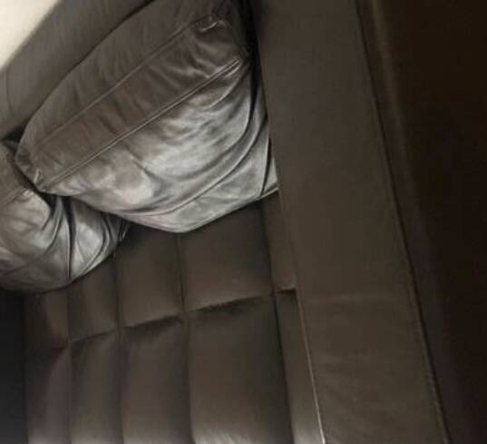3 seater leather sofa
