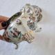 Saucière antique avec couvercle Maçons en porcelaine anglaise Chinoiserie F