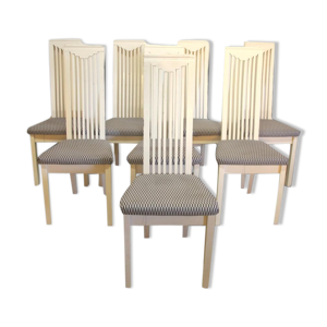 Serie de huit chaises