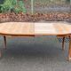 Renovated Louis XV dining table in cherry wood from the 20th century, 210cm.