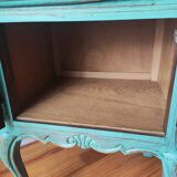 Pair of patinated bedside tables