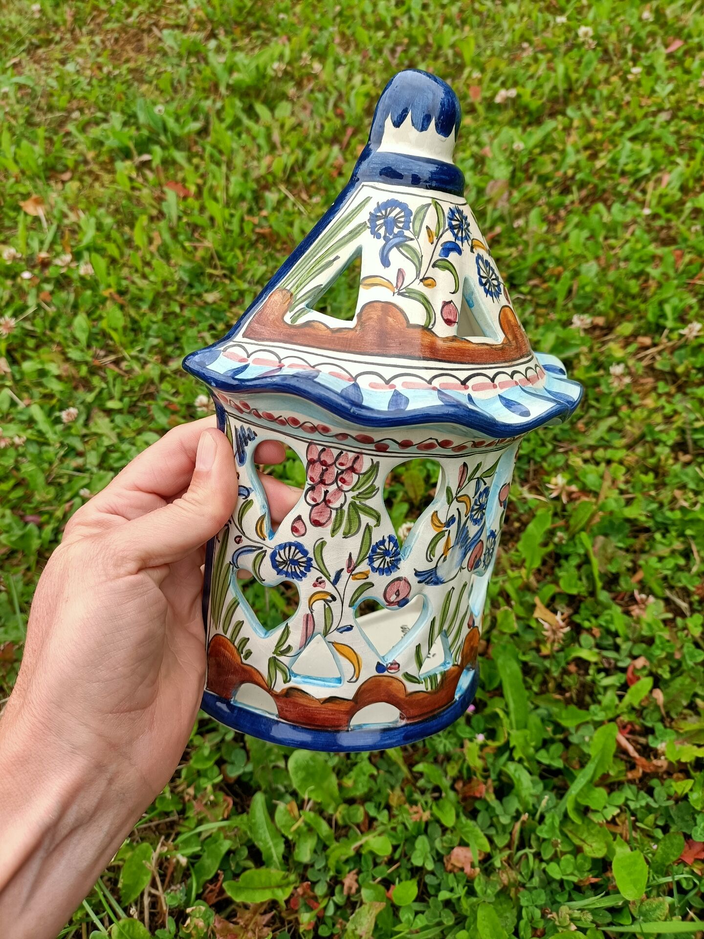 Retro wall sconces pottery Portugal 💐