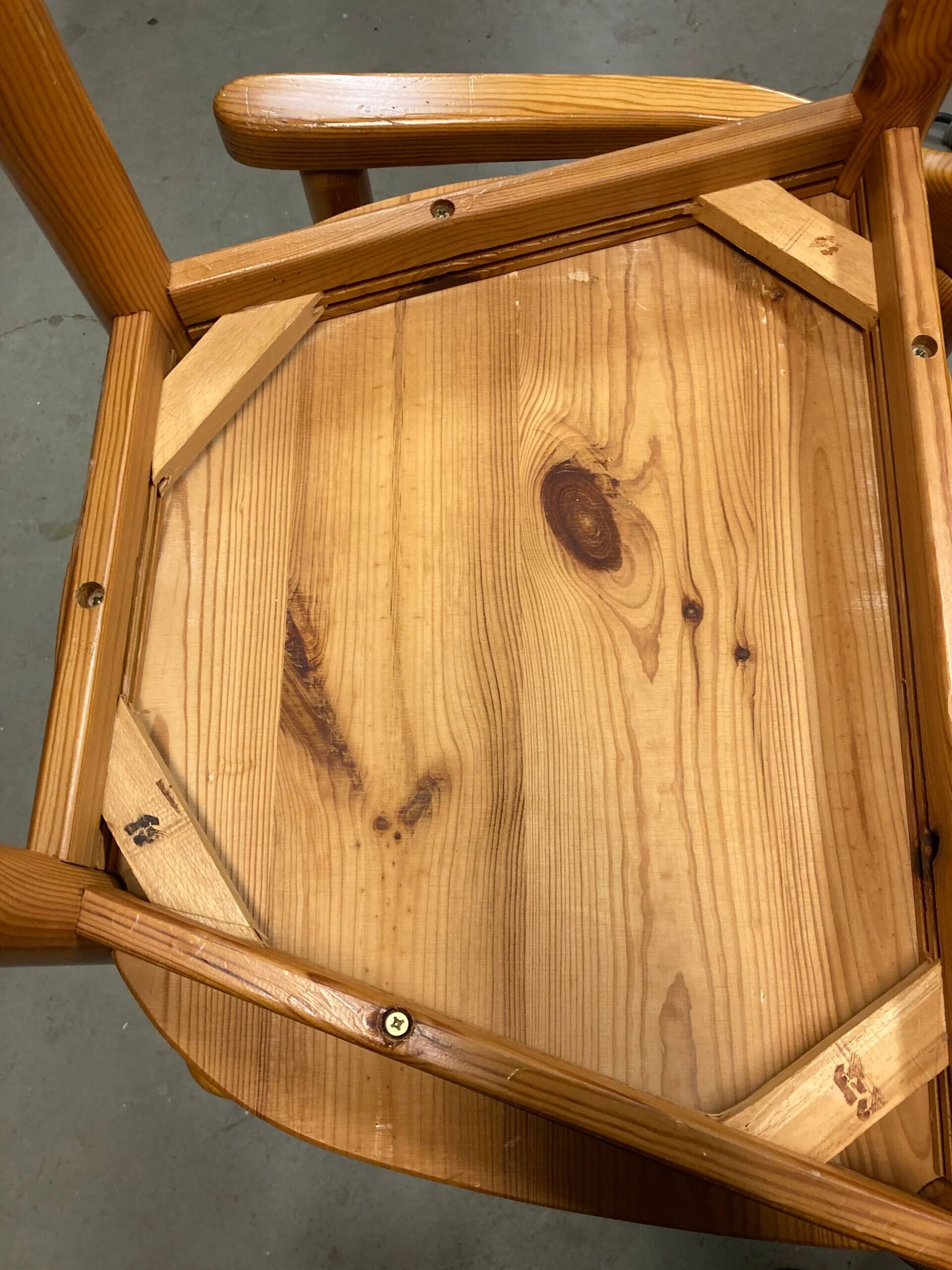 Ensemble de 4 chaises de salle à manger de Rainer Daumiller, danois, années 1980