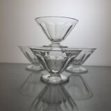 4 Baccarat crystal champagne glasses Rex model