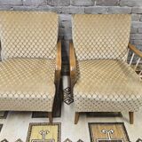 Pair of vintage 1950s armchairs