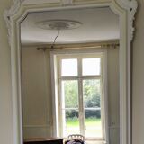 Very large old mirror Louis XV style  125x193cm