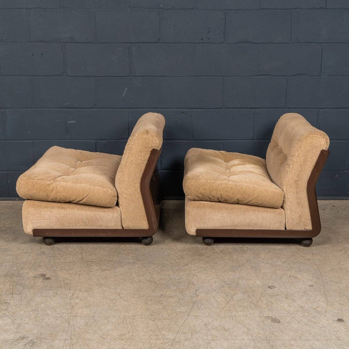 Italian "amanta" 4-piece modular sofa by mario bellini for b&b italia c1980