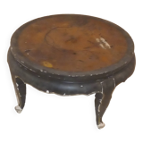 Lacquered coffee table with Asian influence