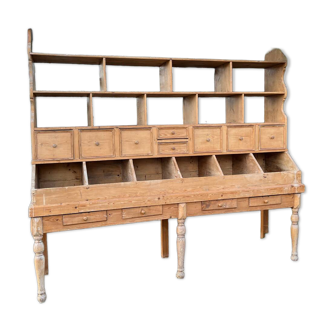 Ancien meuble grainetier, meuble de commerce
