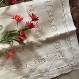 Pair of embroidered pillowcases