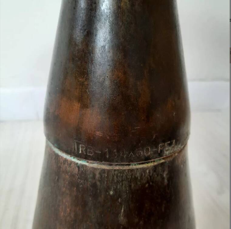 Pair of industrial stools foot in copper metal