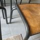 Set of 4 authentic vintage MULLCA school chairs