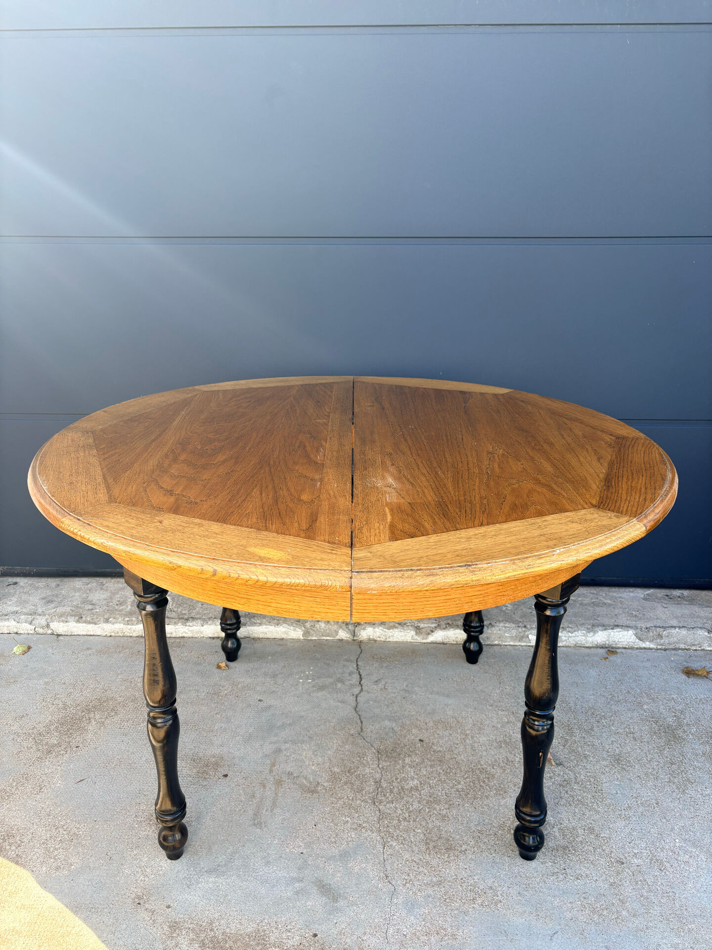 Table ancienne extensible en chêne massif