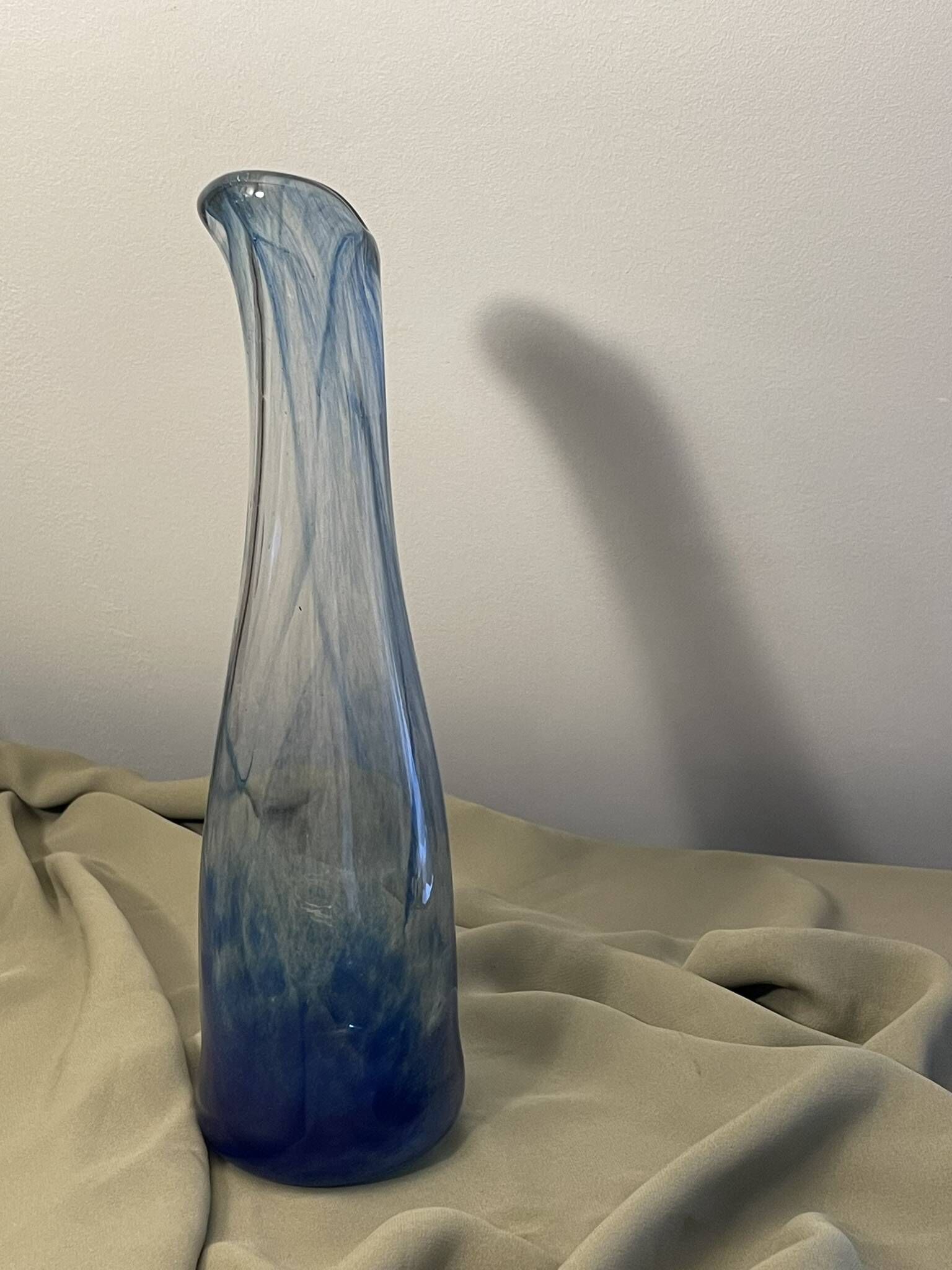 Blown glass carafe