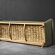 Vintage Danish Mid-Century Modern Green 3-Seater Sofa by Folke Ohlsson