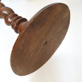 17th century light stand in solid walnut