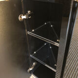 Vintage black lacquer notch