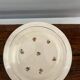 Set of 2 floral porcelain soup plates