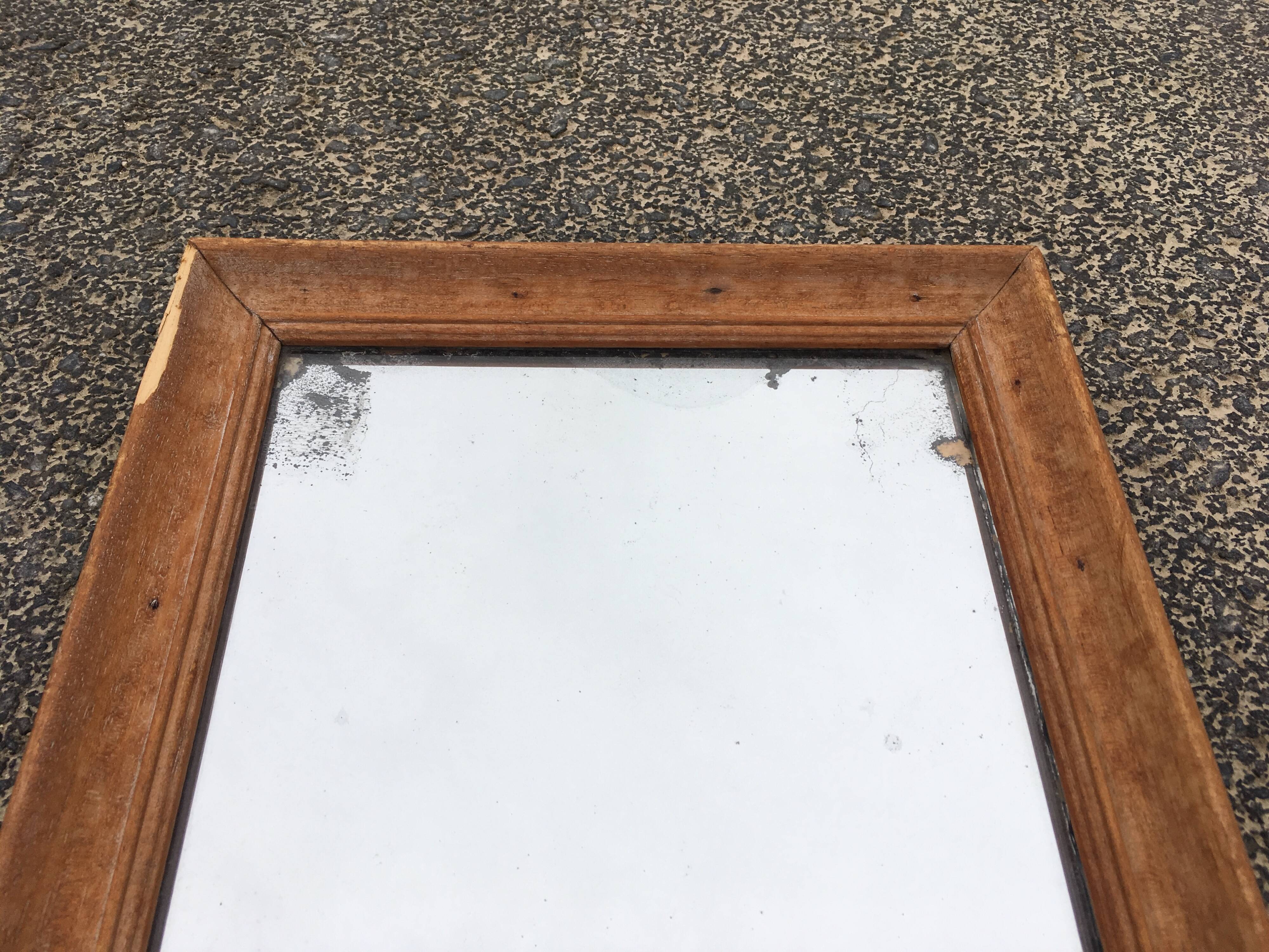 Old stitched mirror 31x52cm