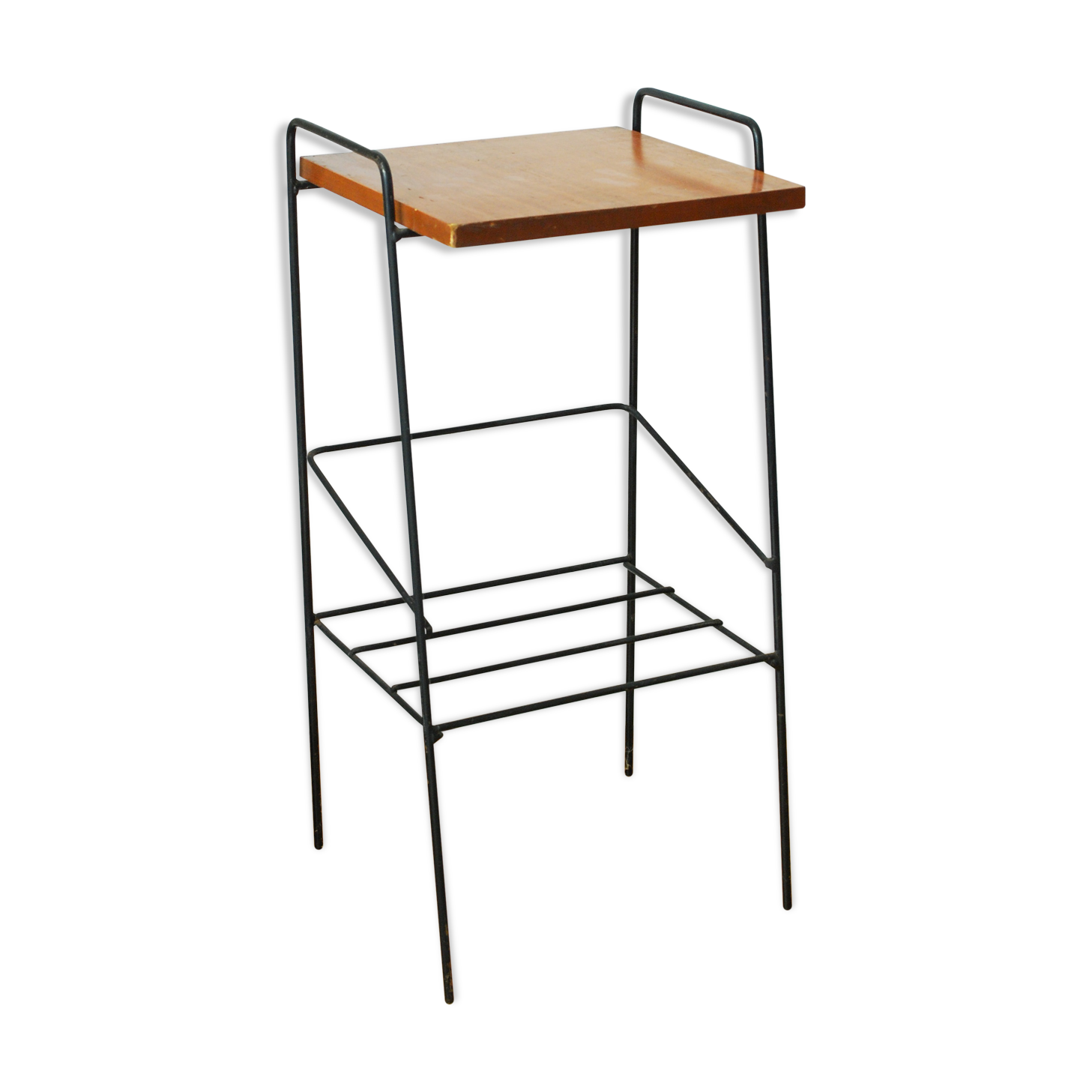 Table d'appoint bois et métal