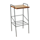 Table d'appoint bois et métal