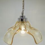 Suspension en verre or
