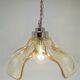Suspension en verre or