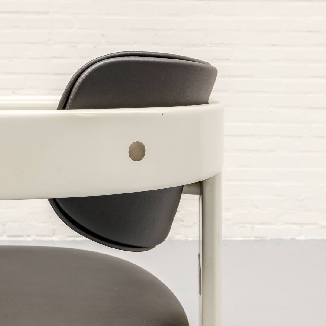 Chaise de salle à manger Pamplona par Augusto Savini pour Pozzi 1970