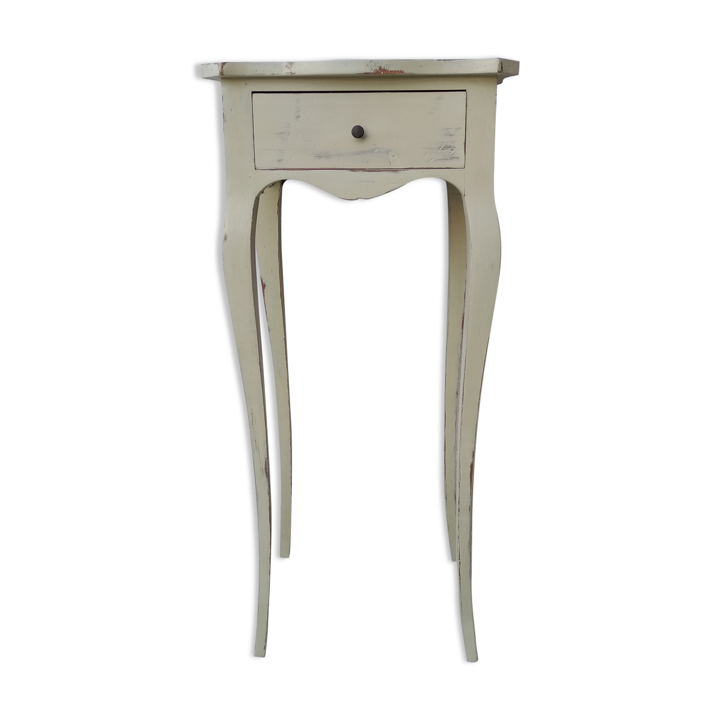 Side table or bedside patinated Louis XV style patinated