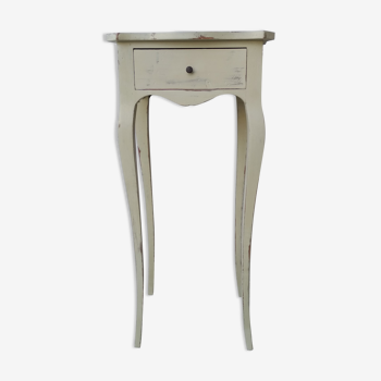 Side table or bedside patinated Louis XV style patinated