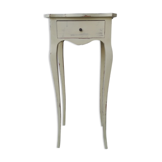 Side table or bedside patinated Louis XV style patinated