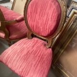 Chaise medaillon style Napoleon III (3)