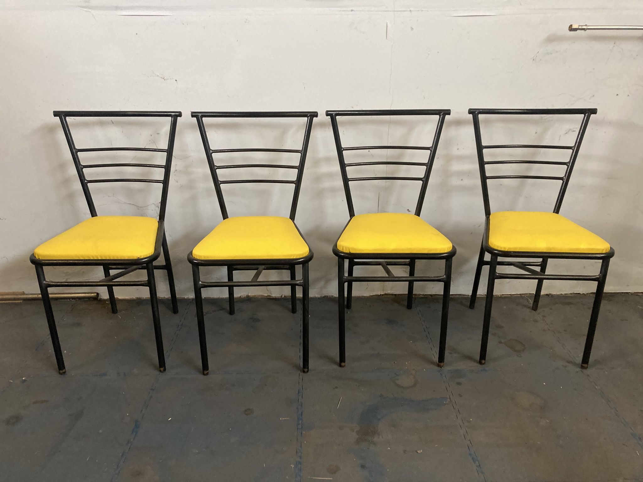 Vintage set of 4 designer chairs