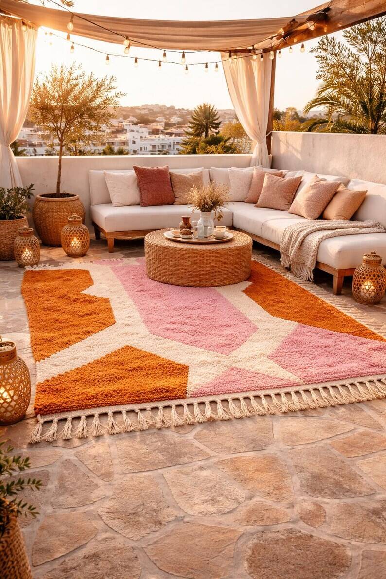 Authentic handmade Berber rug 150/250 cm