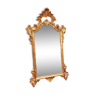 Mirror in gilded wood rocaille style
