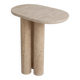 Table d'appoint Trio n° 3 en travertin