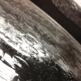 Pair of vintage 1970s-80s glass and chrome wall lights with teardrop shapes